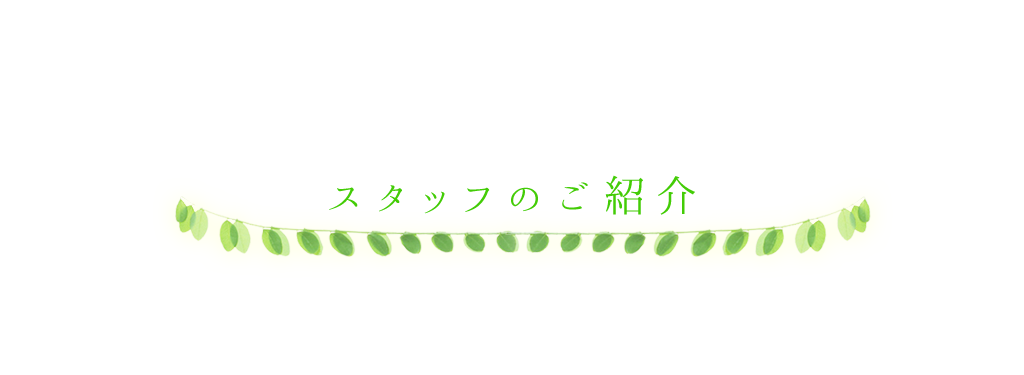 スタッフのご紹介